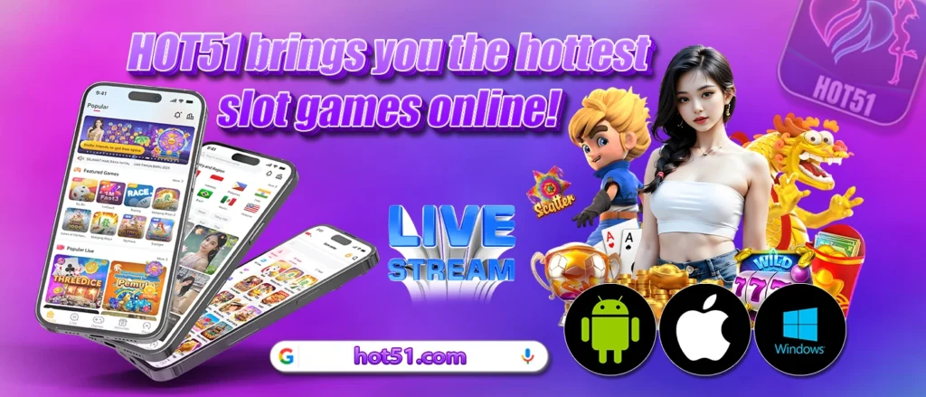 HOT51 apk mod casino and live stream