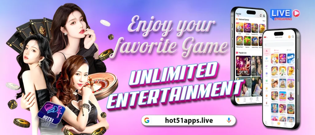 HOT51 apk mod casino and live stream